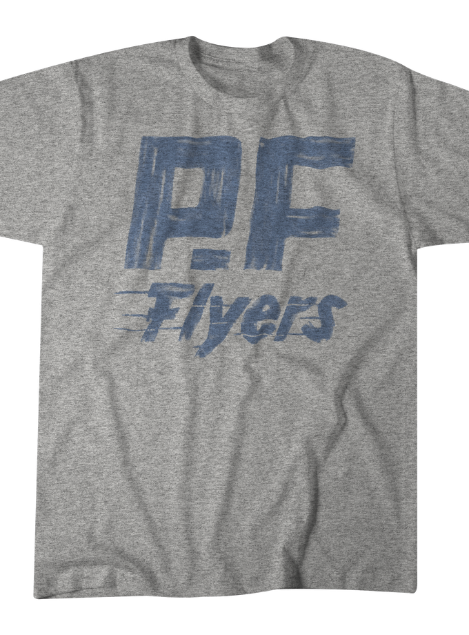 P.F. Flyers Grey Painted Logo Tee Same Day Delivery